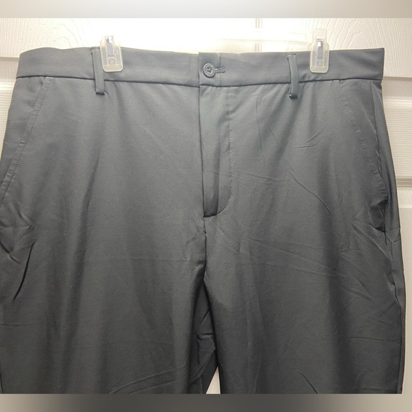 Men's Black Devin Coollite Stretch Pants / Dress Pants 36/30 - Picture 2 of 8